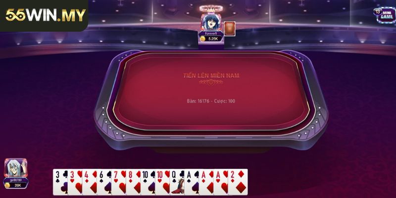 Các quy tắc cơ bản của trò chơi tiến lên miền nam 55WIN